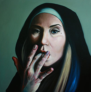Katarzyna Kubiak : Portrait No 2 : Oil on Canvas