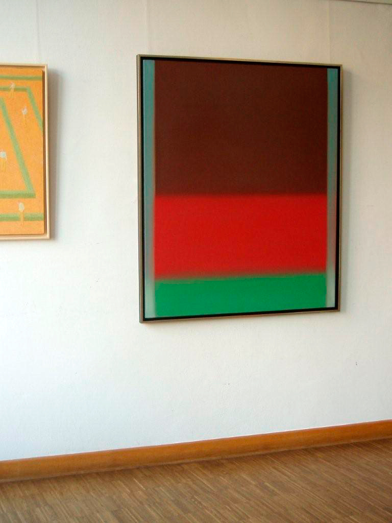 Anna Podlewska - Brown Red Green (Oil on Canvas | Größe: 105 x 125 cm | Preis: 6000 PLN)