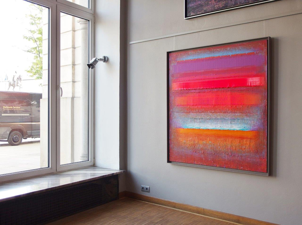 Sebastian Skoczylas - Ultra red (Oil on Canvas | Wymiary: 136 x 146 cm | Cena: 7000 PLN)