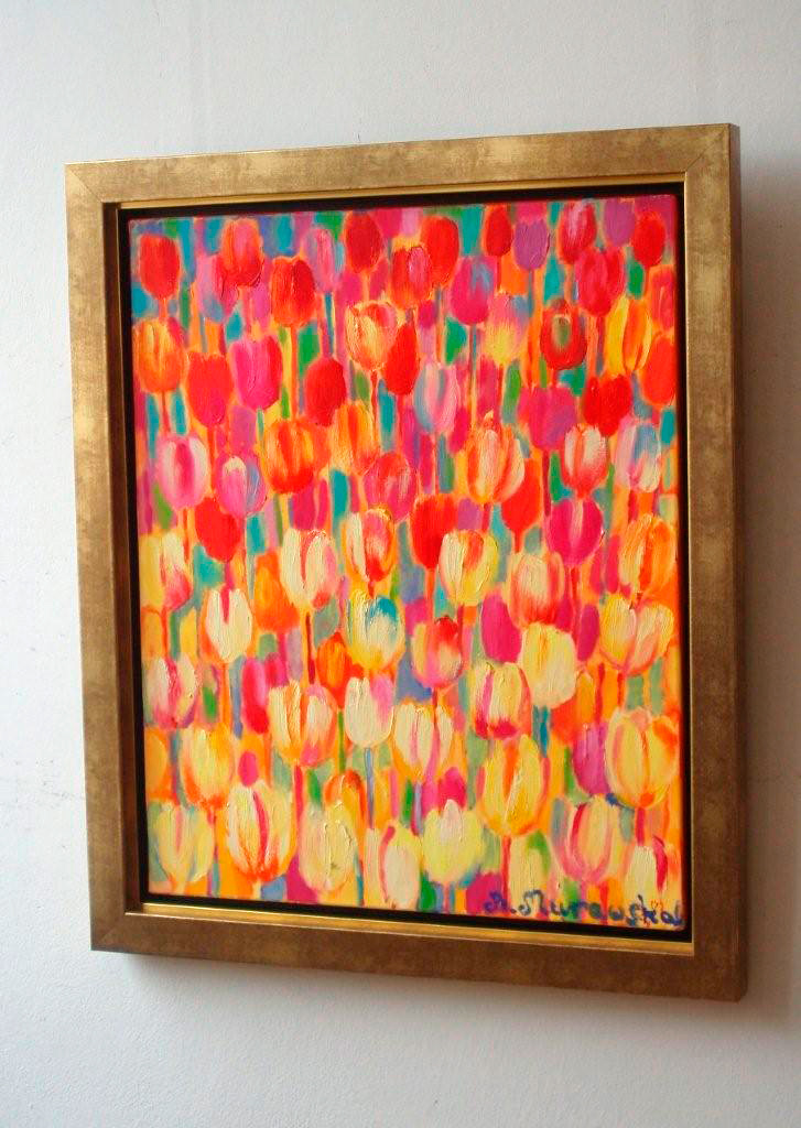 Beata Murawska - Flowers (Oil on Canvas | Wymiary: 73 x 86 cm | Cena: 4500 PLN)