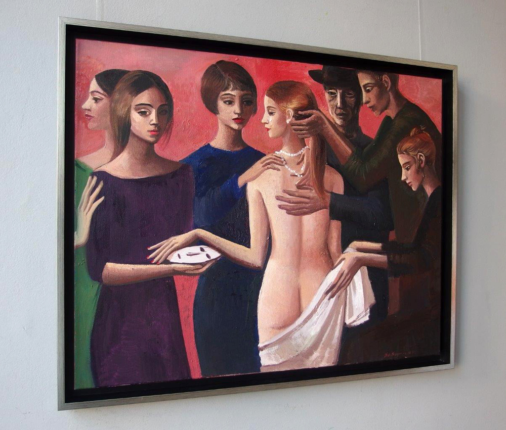 Katarzyna Karpowicz - Venus with a mask (Oil on Canvas | Größe: 108 x 89 cm | Preis: 12000 PLN)