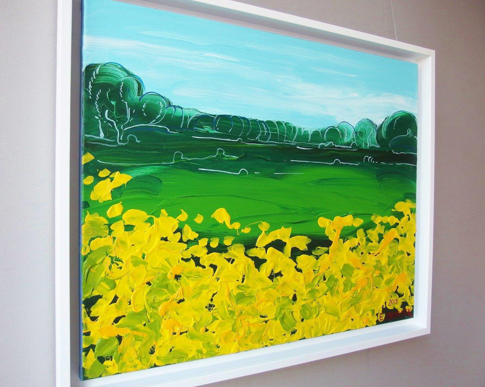 Edward Dwurnik - Marigolds (Oil on Canvas | Size: 89 x 73 cm | Price: 14000 PLN)