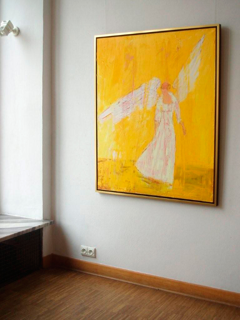 Jacek Łydżba - Angel (Oil on Canvas | Wymiary: 105 x 125 cm | Cena: 6000 PLN)