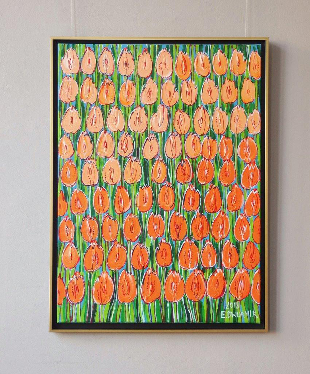 Edward Dwurnik - Tulip mix (Oil on Canvas | Size: 78 x 105 cm | Price: 11000 PLN)