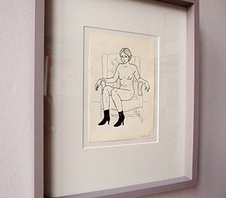 Magdalena Sawicka : Touch LXVI (66) : Ink on paper