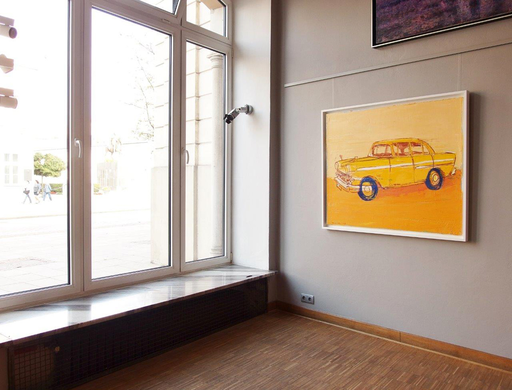 Jacek Łydżba - Chevrolet (Oil on Canvas | Größe: 128 x 108 cm | Preis: 7000 PLN)