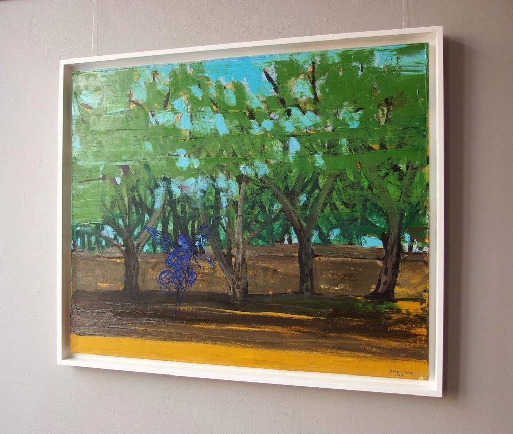 Jacek Łydżba - Olive grove (Oil on Canvas | Size: 128 x 108 cm | Price: 7000 PLN)