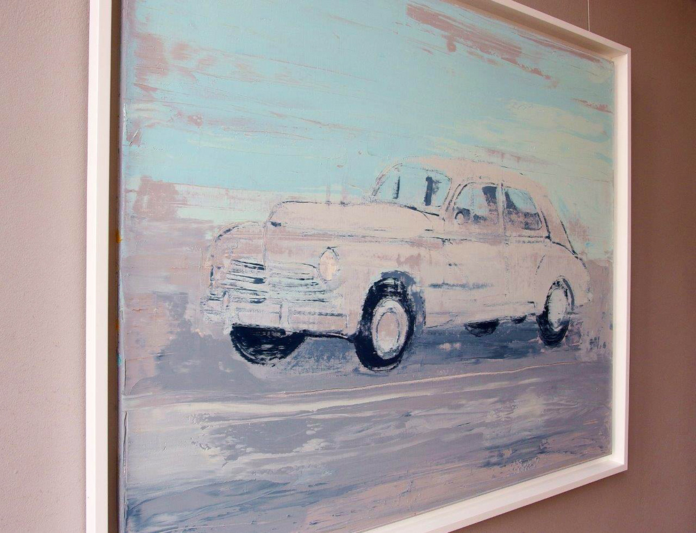 Jacek Łydżba - Peugeot (Oil on Canvas | Wymiary: 128 x 108 cm | Cena: 7000 PLN)