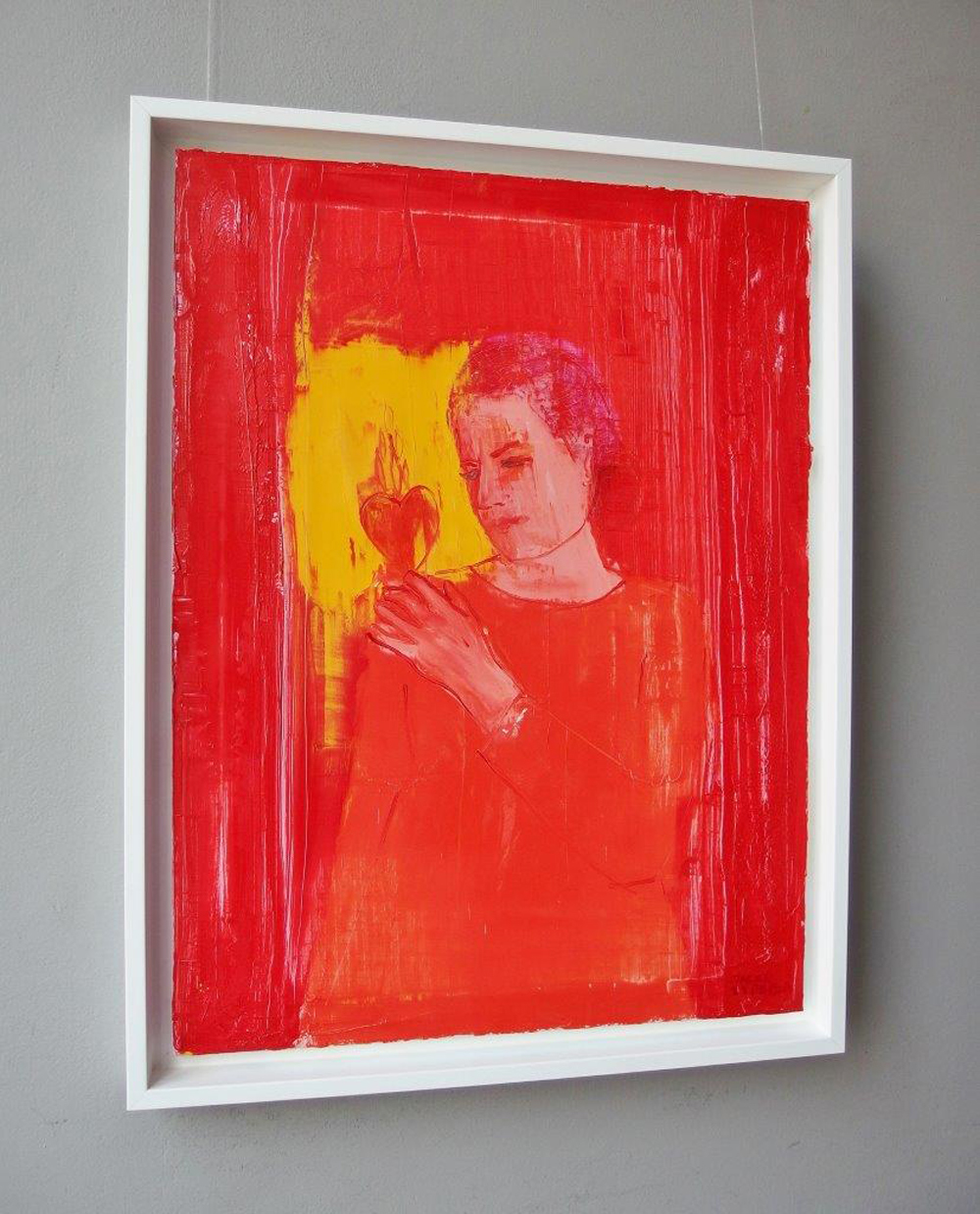 Jacek Łydżba - Saint without a name (Oil on Canvas | Size: 68 x 88 cm | Price: 5500 PLN)