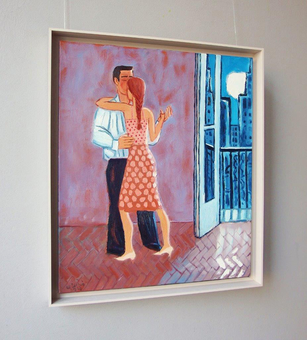 Krzysztof Kokoryn - Tango in the city (Oil on Canvas | Wymiary: 66 x 76 cm | Cena: 6400 PLN)