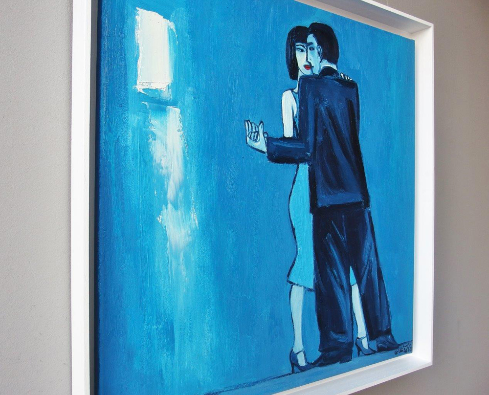 Krzysztof Kokoryn - Tango at dawn (Oil on Canvas | Wymiary: 66 x 66 cm | Cena: 6400 PLN)