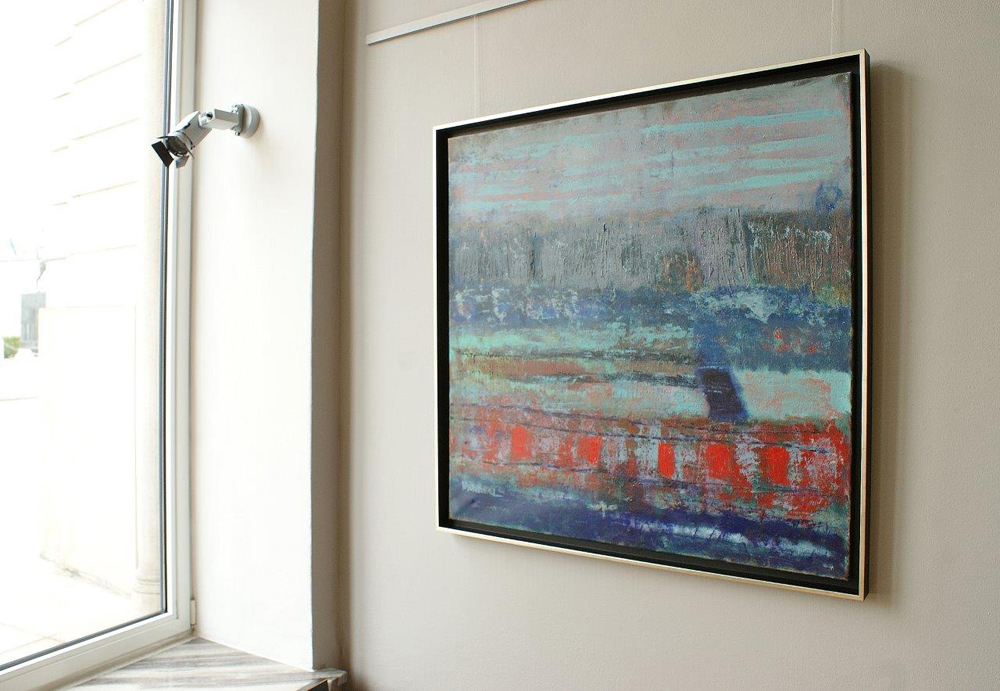 Martyna Merkel - Landscape (Oil on Canvas | Größe: 106 x 106 cm | Preis: 4500 PLN)