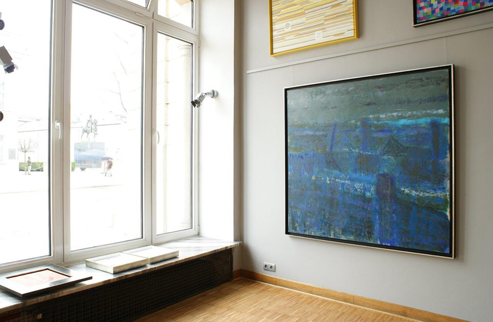 Martyna Merkel - Landscape (Oil on Canvas | Wymiary: 156 x 146 cm | Cena: 5500 PLN)