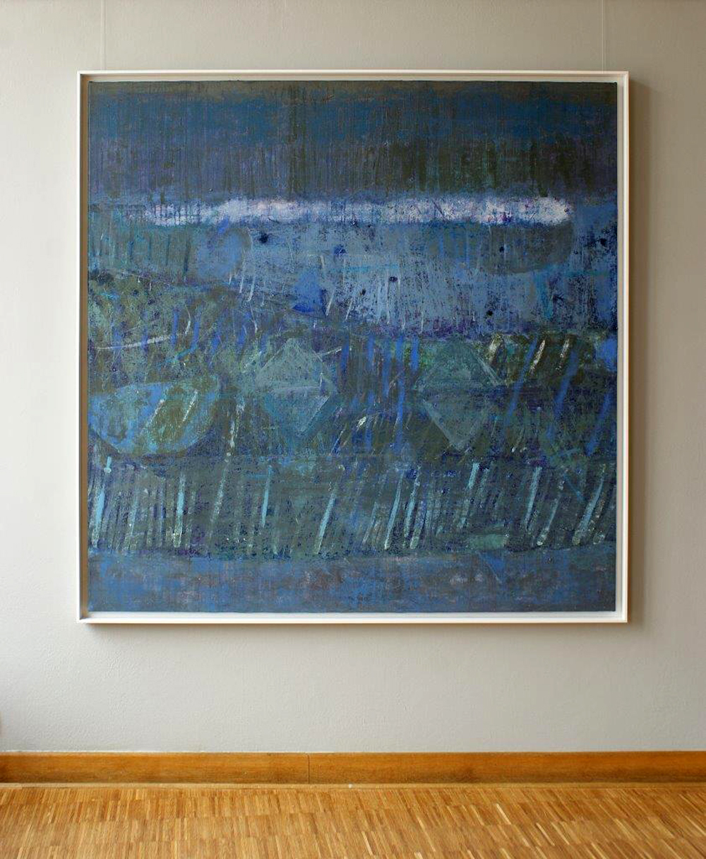 Martyna Merkel - Landscape (Oil on Canvas | Size: 156 x 156 cm | Price: 5500 PLN)
