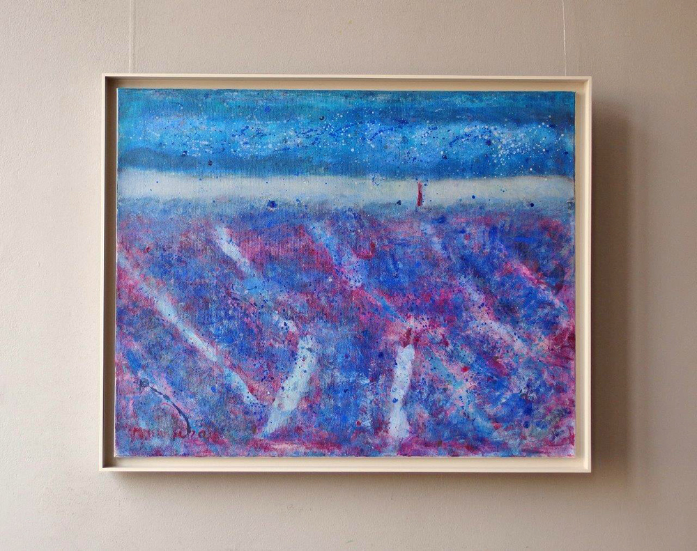 Martyna Merkel - Winter landscape (Oil on Canvas | Wymiary: 106 x 87 cm | Cena: 4000 PLN)