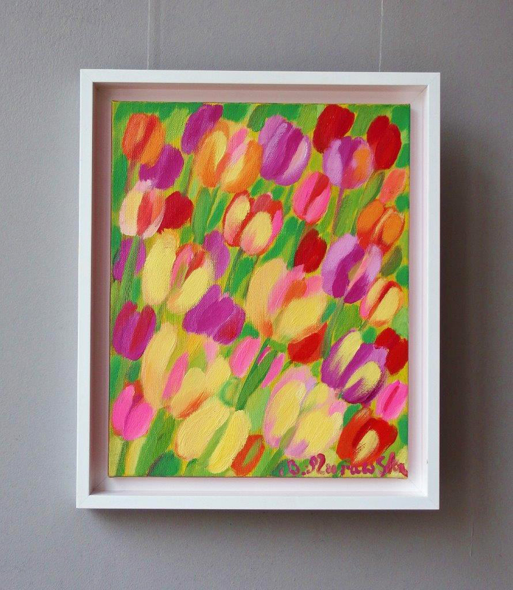 Beata Murawska - Sunny tulips (Oil on Canvas | Größe: 46 x 56 cm | Preis: 3500 PLN)