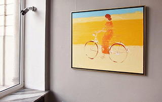 Jacek Łydżba : Bike : Oil on Canvas