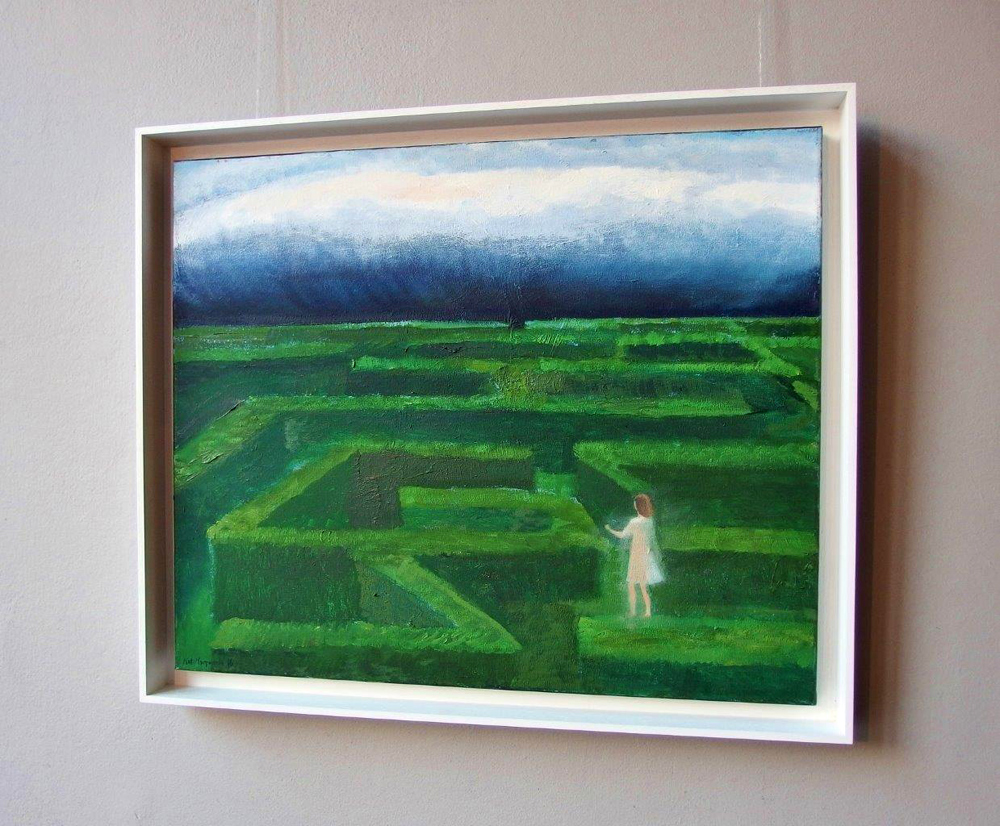 Katarzyna Karpowicz - Labyrinth (Oil on Canvas | Size: 56 x 46 cm | Price: 6000 PLN)