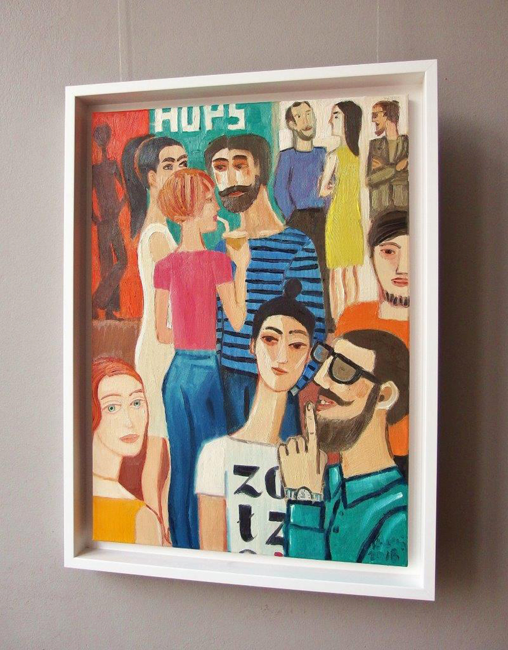 Krzysztof Kokoryn - Hops (Oil on Canvas | Wymiary: 58 x 78 cm | Cena: 6500 PLN)