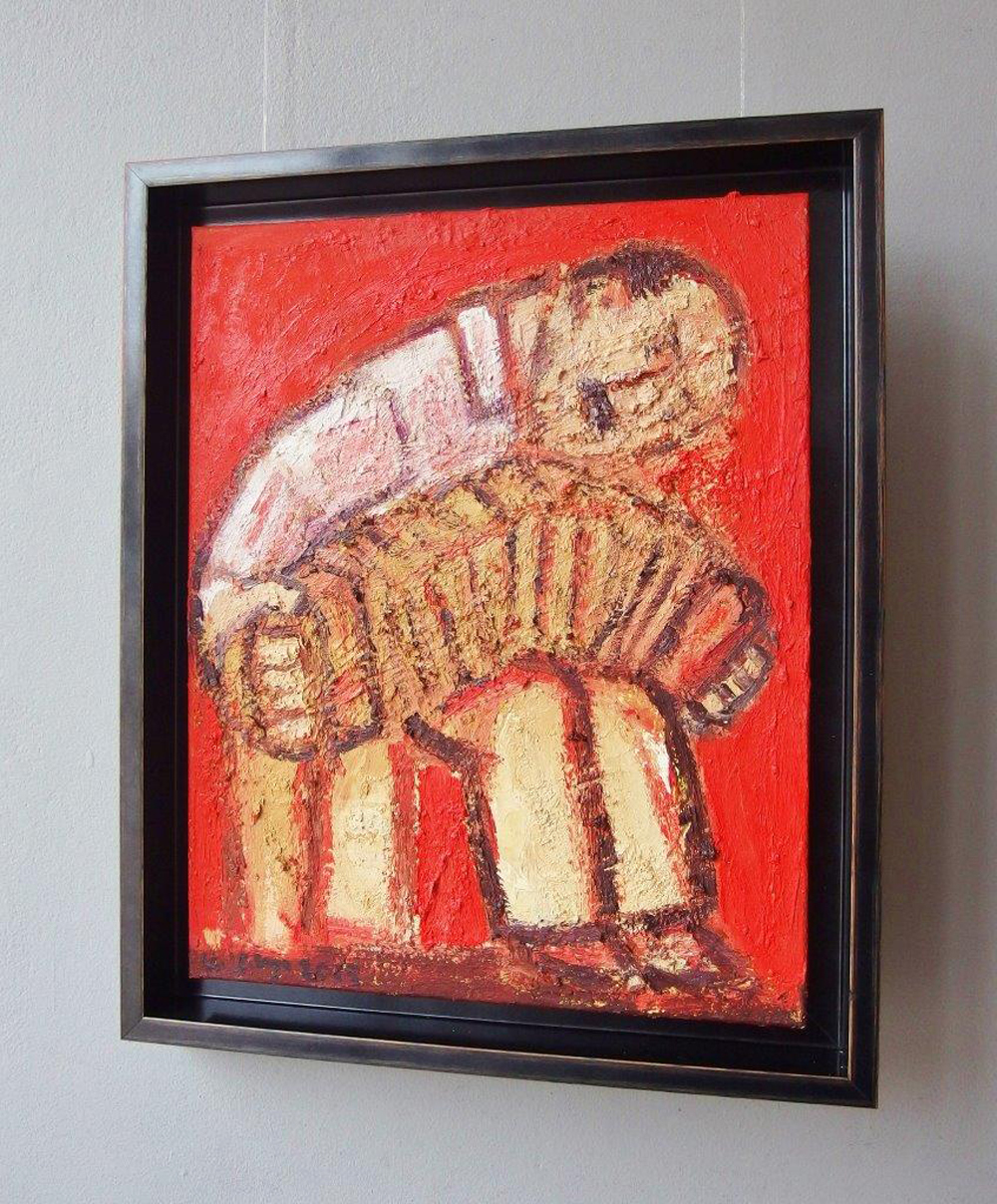 Krzysztof Kokoryn - Piazzolla (Oil on Canvas | Wymiary: 48 x 58 cm | Cena: 5500 PLN)