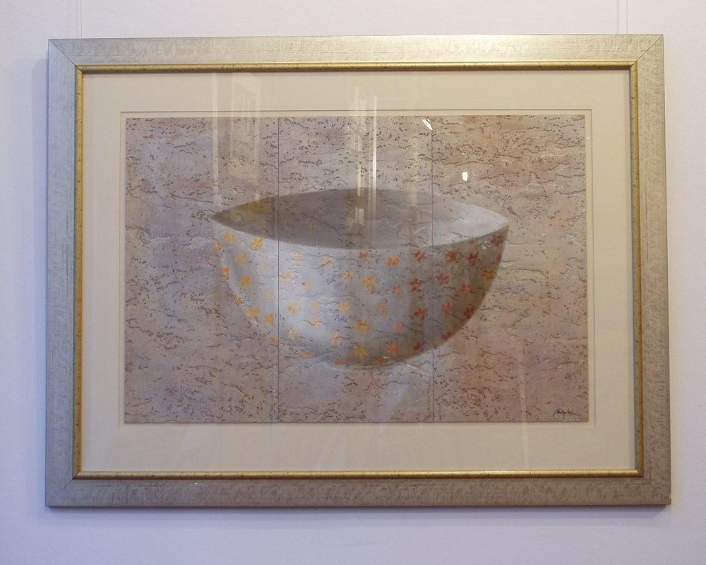 Dariusz Mlącki - Vase (Acrylic on Cork | Size: 121 x 92 cm | Price: 3600 PLN)