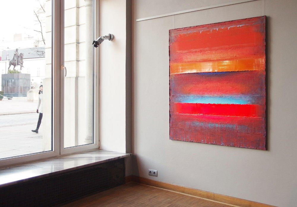 Sebastian Skoczylas - Incoming (Acrylicic and mixed media on canvas | Größe: 130 x 140 cm | Preis: 12000 PLN)