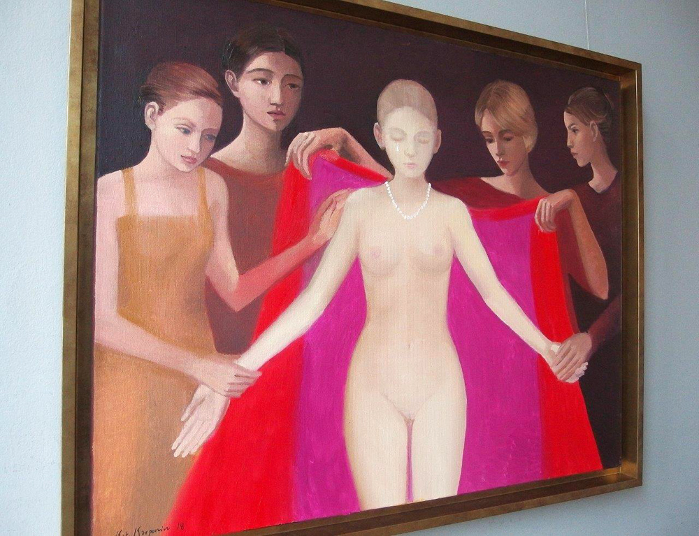 Katarzyna Karpowicz - The Reveal (Oil on Canvas | Size: 108 x 88 cm | Price: 12000 PLN)