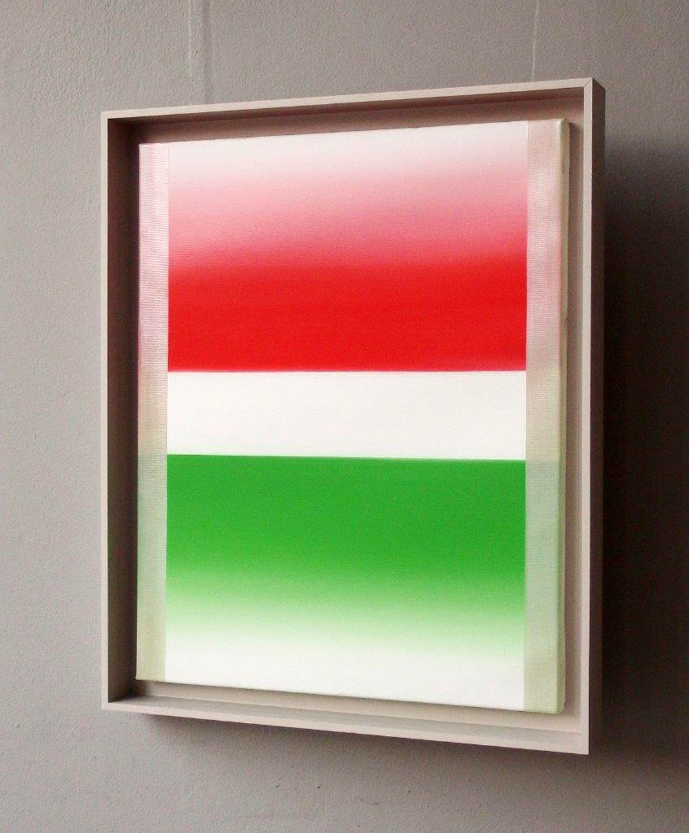 Anna Podlewska - Red top and green at the bottom (Oil on Canvas | Größe: 46 x 56 cm | Preis: 2500 PLN)