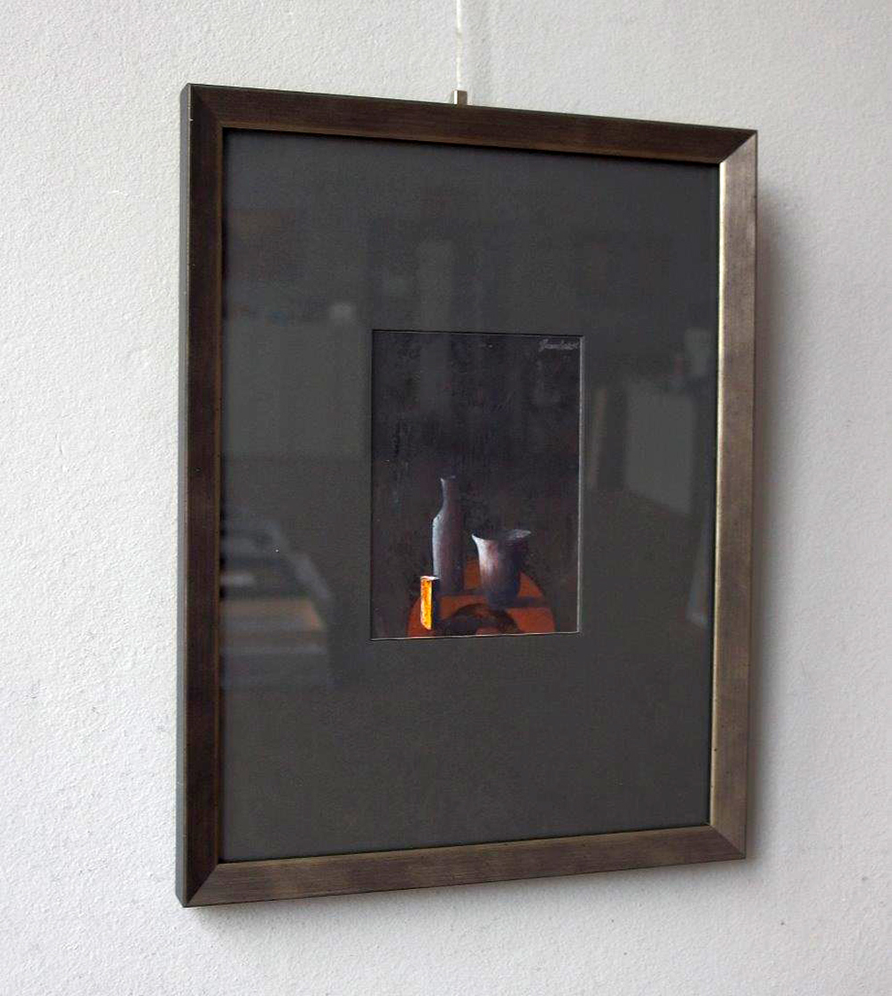Łukasz Huculak - In the dark (Tempera on paper | Wymiary: 26 x 33 cm | Cena: 1200 PLN)
