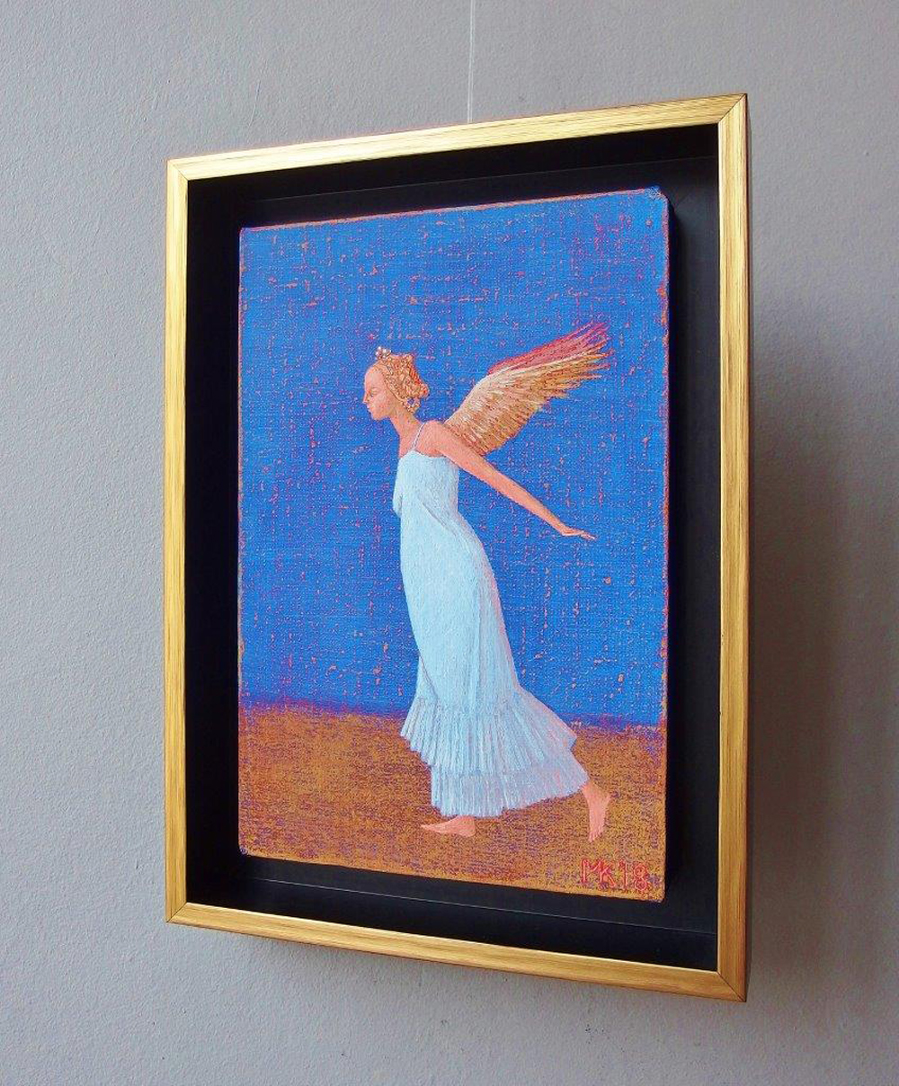 Mikołaj Kasprzyk - Into flight (Oil on Canvas | Size: 24 x 33 cm | Price: 1600 PLN)