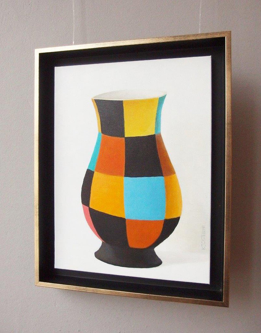Katarzyna Castellini - Vase (Oil on Canvas | Wymiary: 35 x 45 cm | Cena: 1500 PLN)