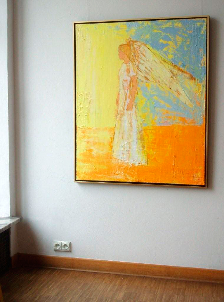 Jacek Łydżba - Angel (Oil on Canvas | Wymiary: 105 x 125 cm | Cena: 6000 PLN)
