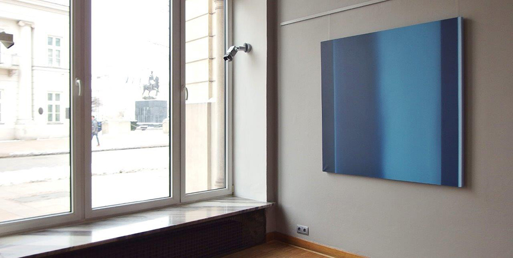 Anna Podlewska - Passage in blues (Oil on Canvas | Größe: 130 x 120 cm | Preis: 7000 PLN)
