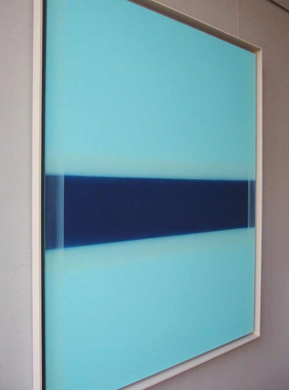 Anna Podlewska - Saturation of blue (Oil on Canvas | Größe: 106 x 136 cm | Preis: 6500 PLN)