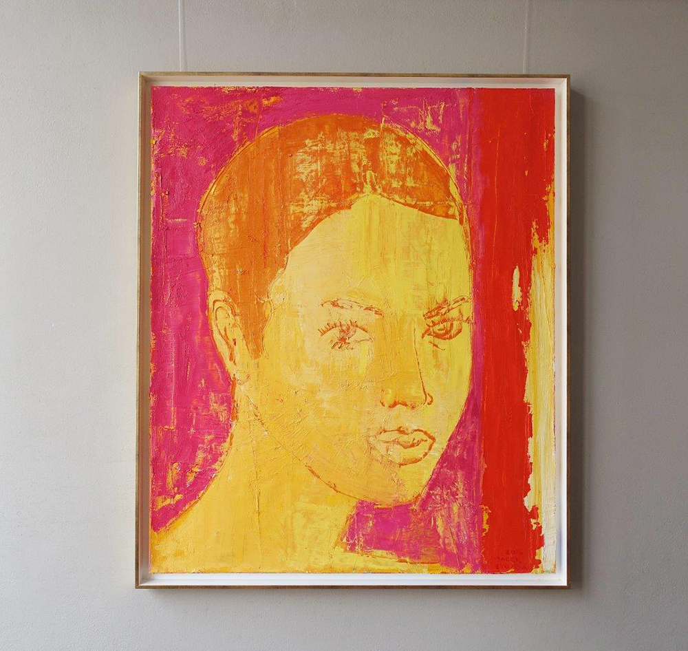 Jacek Łydżba - Young women (Oil on Canvas | Size: 106 x 126 cm | Price: 7500 PLN)