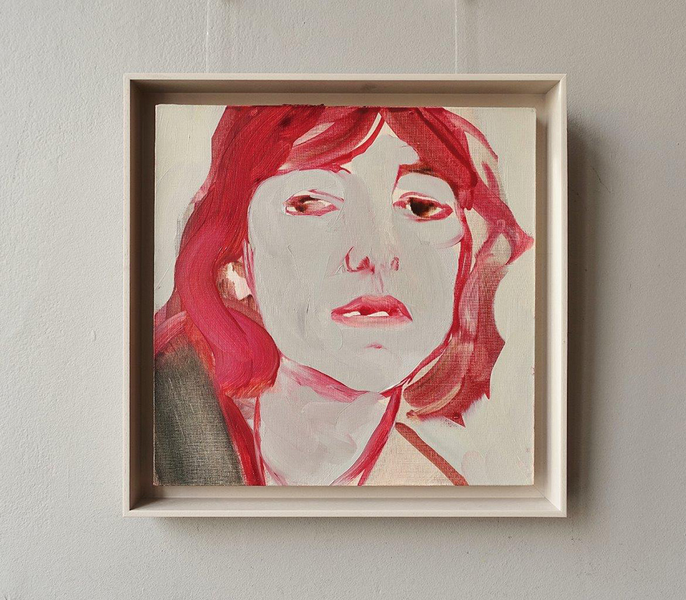 Katarzyna Swinarska - Charlotte (Oil on Canvas | Size: 46 x 46 cm | Price: 3800 PLN)