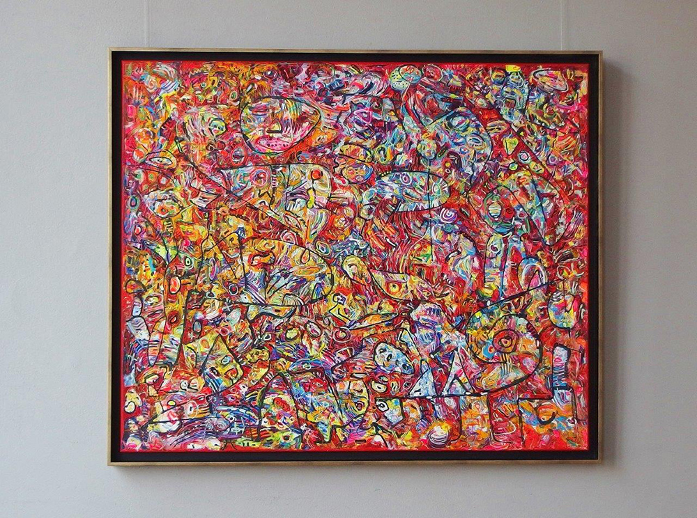 Krzysztof Pająk - Sabata (Oil on Canvas | Größe: 126 x 106 cm | Preis: 7000 PLN)
