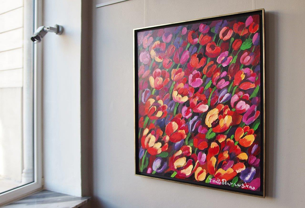 Beata Murawska - Hot night (Oil on Canvas | Size: 106 x 126 cm | Price: 7000 PLN)