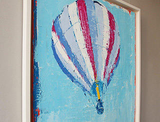 Jacek Łydżba : Balloon : Oil on Canvas