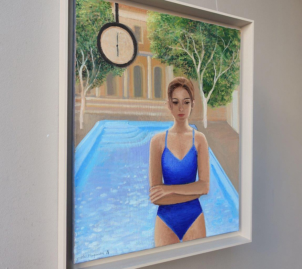 Katarzyna Karpowicz - Baths in Budapest (Oil on Canvas | Size: 56 x 66 cm | Price: 7500 PLN)