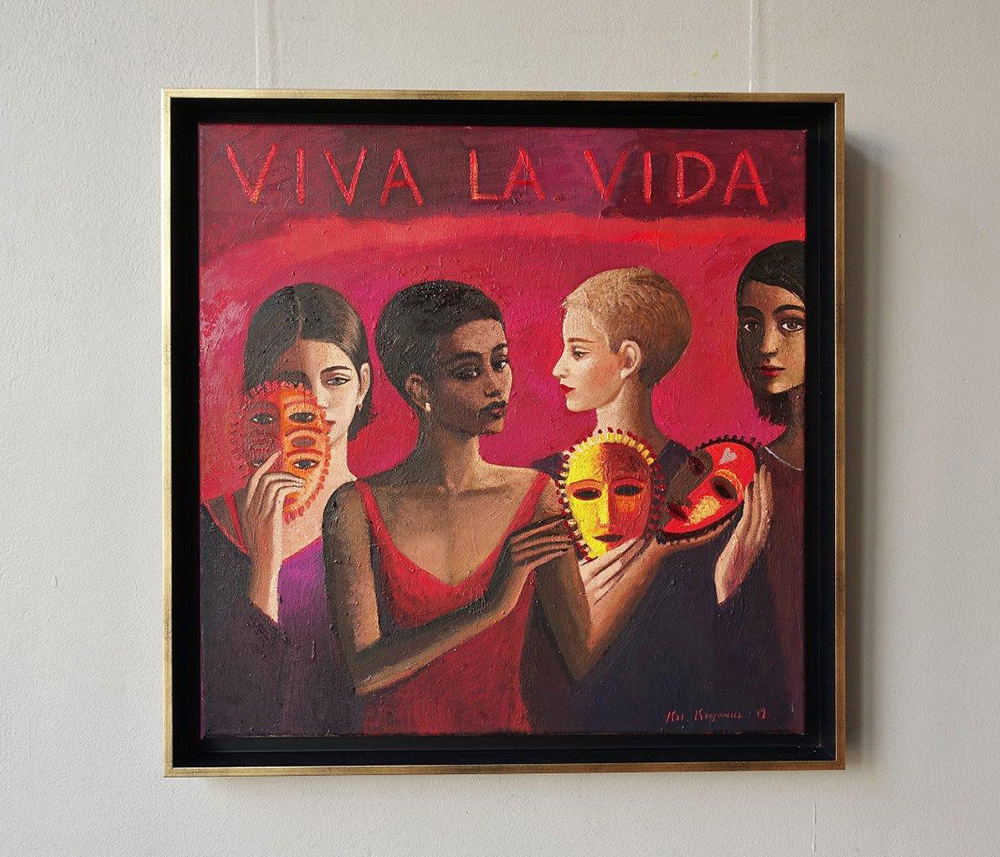 Katarzyna Karpowicz - Viva la Vida (Oil on Canvas | Size: 66 x 66 cm | Price: 8000 PLN)