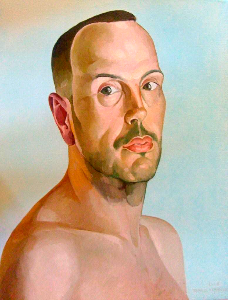 Tomasz Karabowicz - Self Portrait (Oil on Canvas | Size: 50 x 65 cm | Price: 4500 PLN)