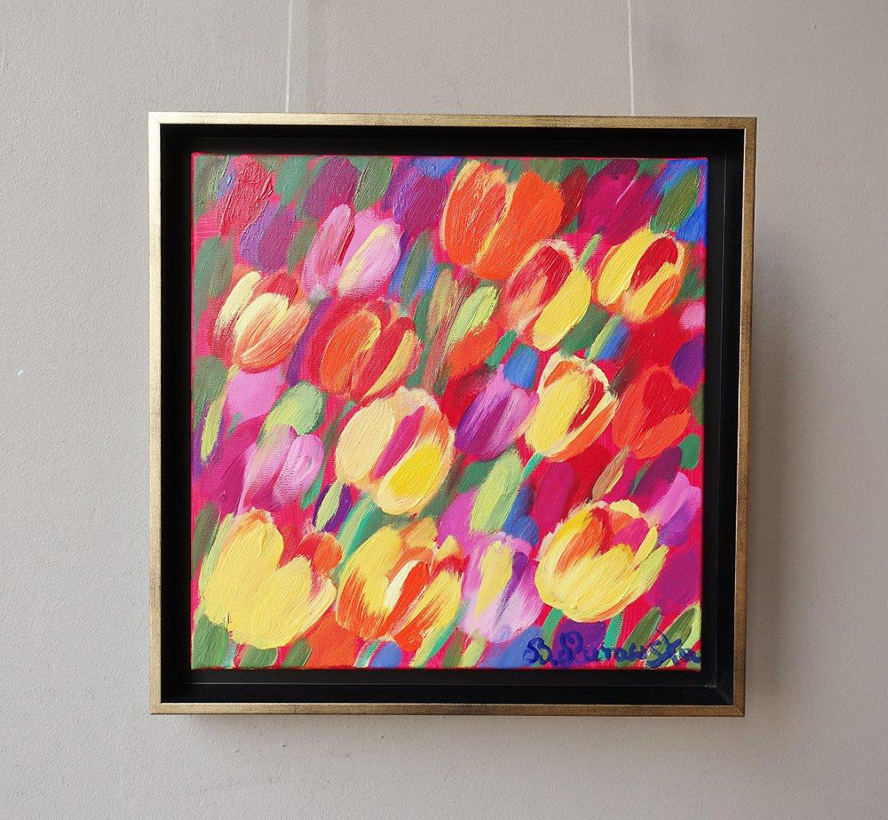 Beata Murawska - Breath of spring (Oil on Canvas | Größe: 46 x 46 cm | Preis: 3500 PLN)