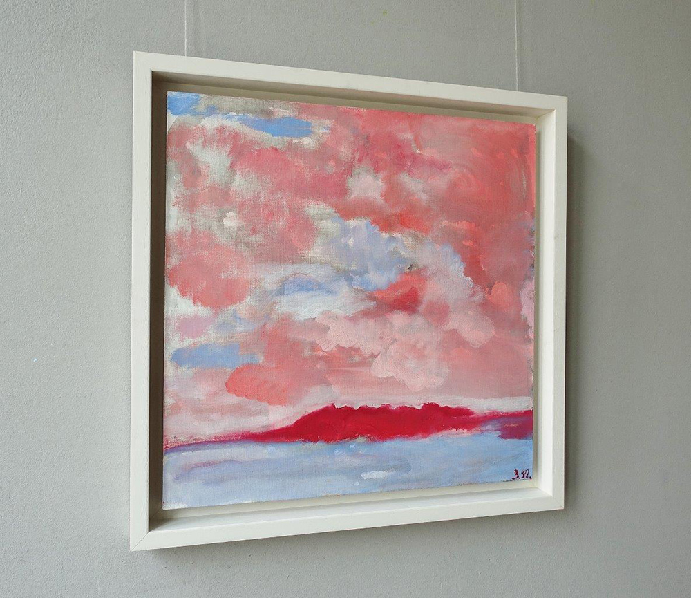 Beata Murawska - Pink morning (Oil on Canvas | Size: 69 x 69 cm | Price: 3500 PLN)