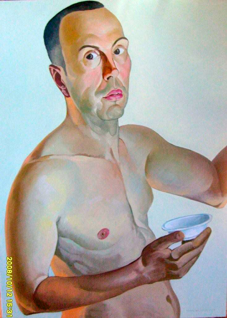 Tomasz Karabowicz - Self Portrait (Oil on Canvas | Size: 73 x 100 cm | Price: 5000 PLN)