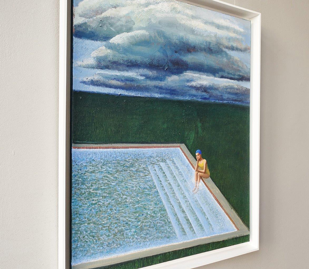 Katarzyna Karpowicz - Waiting for the answer (Oil on Canvas | Größe: 71 x 87 cm | Preis: 9000 PLN)
