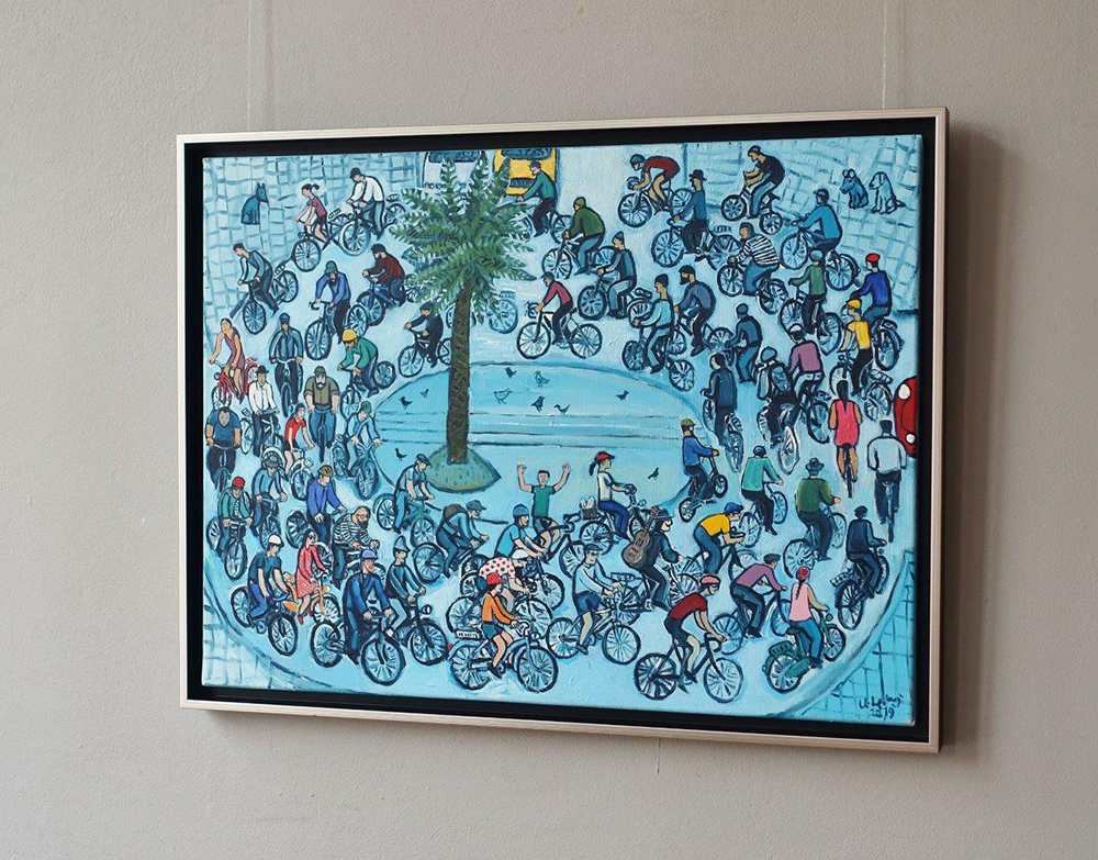 Krzysztof Kokoryn - Around the palm (Oil on Canvas | Size: 86 x 65 cm | Price: 7000 PLN)