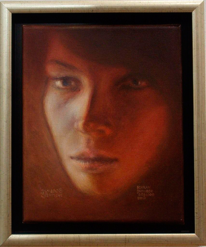Adam Korszun - I Am Waiting For One Good Day (Oil on Canvas | Wymiary: 26 x 31 cm | Cena: 1200 PLN)