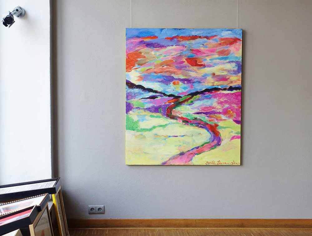 Beata Murawska - My way (Oil on Canvas | Wymiary: 110 x 130 cm | Cena: 6000 PLN)