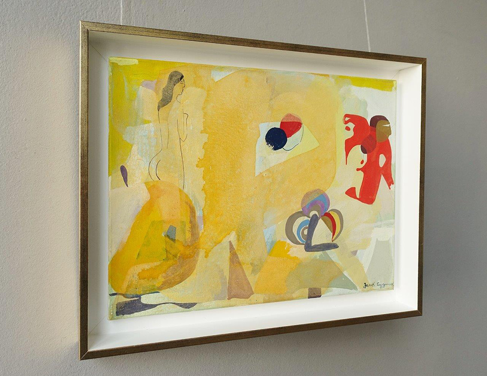 Jacek Cyganek - Don Juan leaves (Tempera on canvas | Größe: 46 x 36 cm | Preis: 1400 PLN)